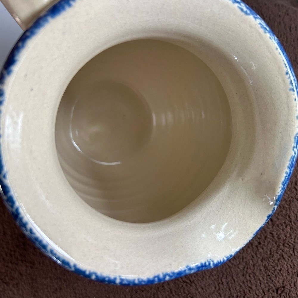 Home and Garden Stoneware hummingbird in heart pitcher 1999 - Picture 8 of 8